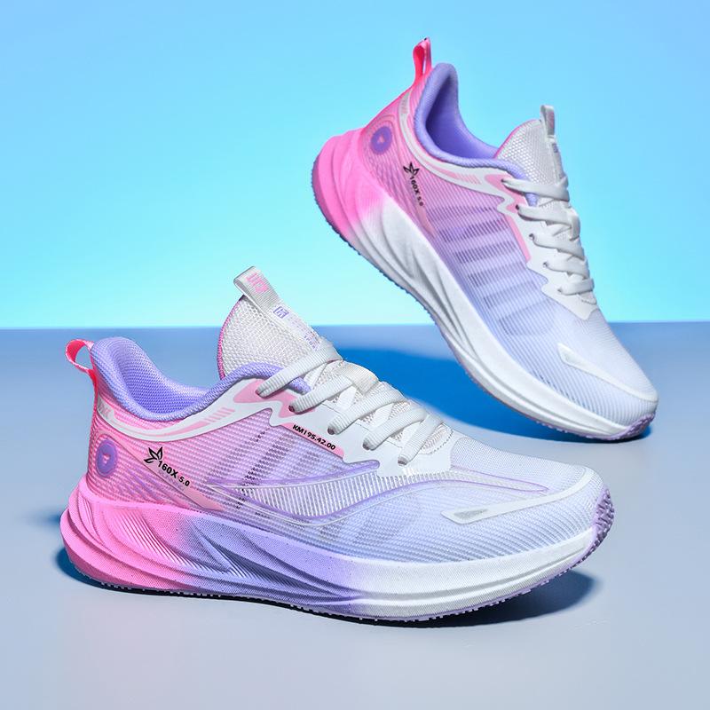 New Carbon Board Sports Leisure Style Women's Sports Fashion Versatile Leisure Breathable Net Running Sports Shoes Couple Shoes Men