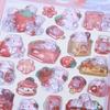 Cartoon 3D Rabbit Bonbon Drop Stickers Cute Diy Mini Kawaii Puffy Stickers Scrapbook Laptop Phone Case Crystal Stickers