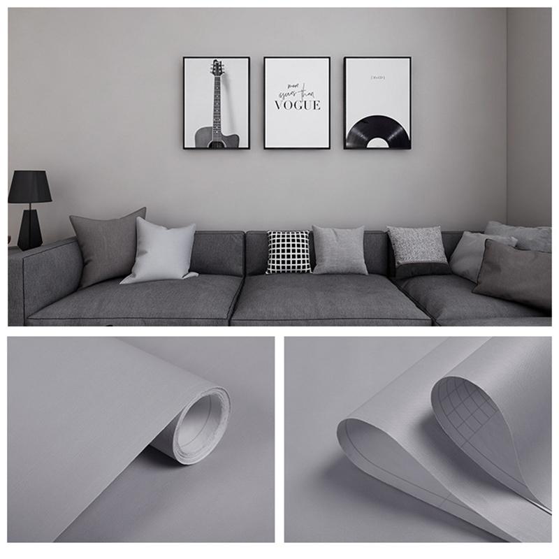 Wallpaper Self-Adhesive Furniture Renovation Stickers Solid Color Background Wall Stickers For Wall Decoration PVC Waterproof