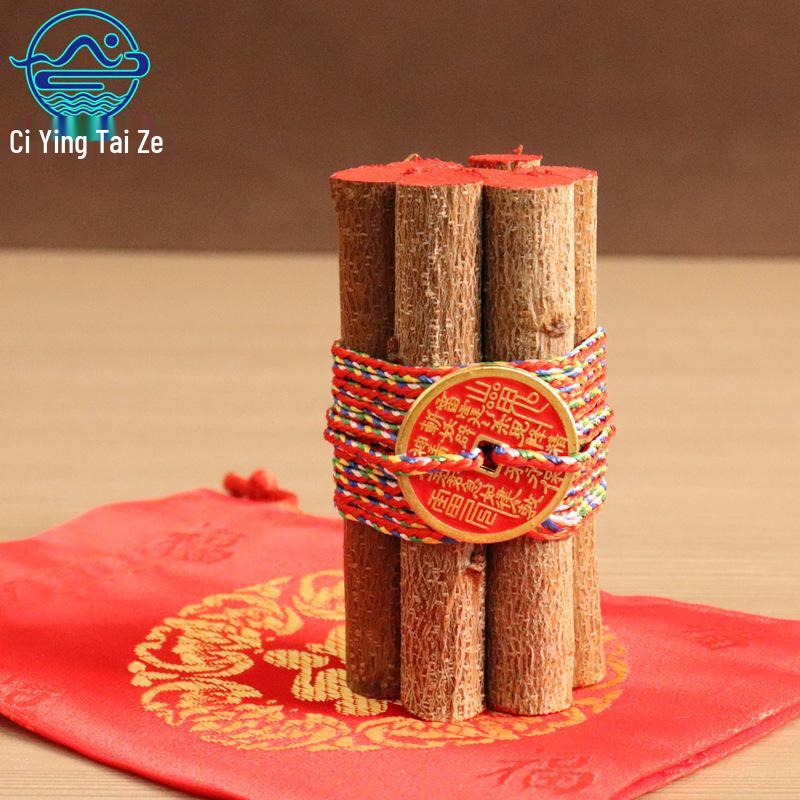 Hand-Polished Natural Peach Wood Branches for Calming Nerves and Peaceful Sleep