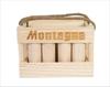 HAC3208 Wood Toy ~Play Equipment Used In the Finnish Sport [Morukku]~ A Competitive Outdoor Game That Anyone Can Enjoy [Montagna] Clear
