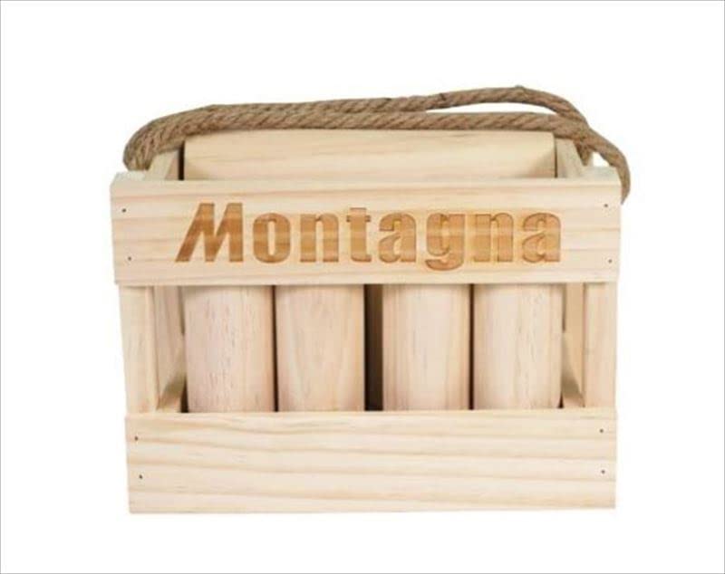 HAC3208 Wood Toy ~Play Equipment Used In the Finnish Sport [Morukku]~ A Competitive Outdoor Game That Anyone Can Enjoy [Montagna] Clear