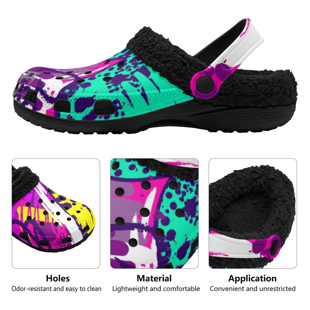 1 Paar Zachte EVA Gevoerde Klompen Voor Heren Dames Knusse Instappers Warme Winter Comfort Schoenen Lichtgewicht Binnen Buiten Dragen