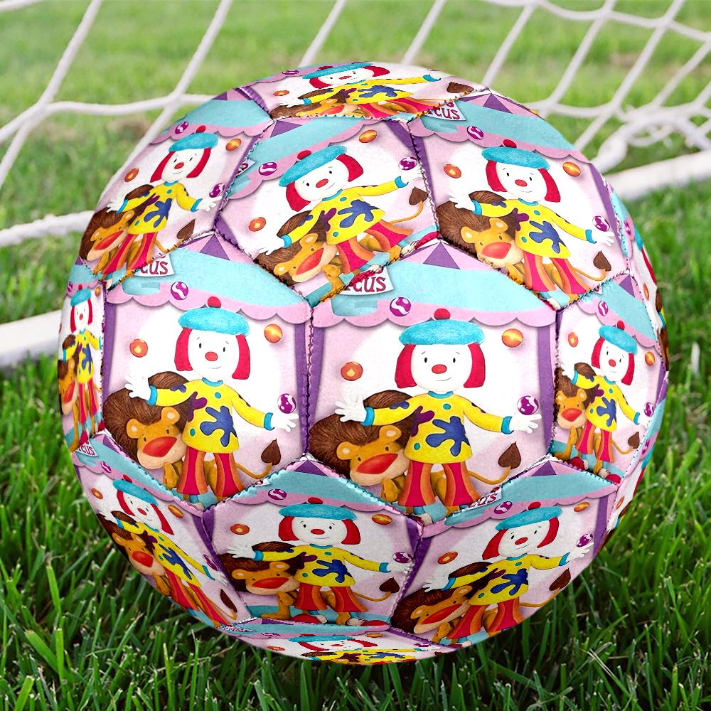 JoJo's Circus Theme Size 5 Soccer Ball, Suitable for Both Indoor and Outdoor Matches, a Gift Suitable for Everyone.