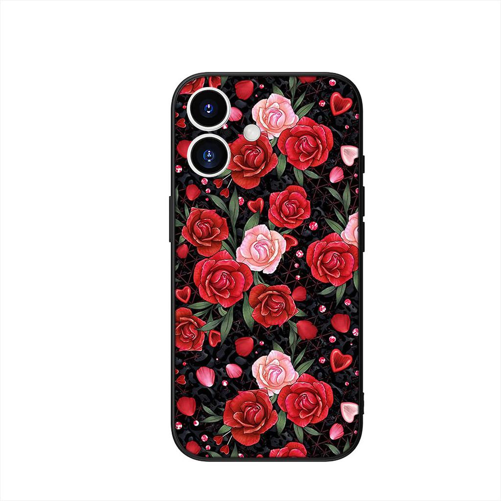 Rose Flower Phone Cover Case for Motorola Moto G54 G05 G24 G67 G55 G75 G85 G15 G57 G86 Power Edge 50 30 Ultra Fusion neo Pro
