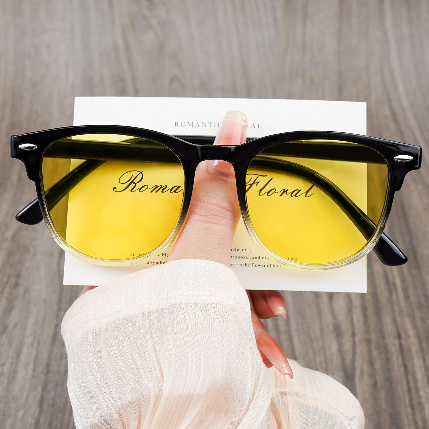 

Round Frame Stylish SunEyeglasses Fit in Photography and Daily Ideal Choice for Giving Gifts Perfect for Decoration Women Men