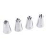 6pcs Large Icing Piping Nozzle Russian Pastry Tips Baking Tools Cakes Decoration Set Stainless Steel Nozzles Cupcake