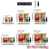 Set Of 2 Flat Printing Curtains Without Rod Floral Elegance Design Holiday April Fools Is Day Printed Durable Curtain Made Polyester