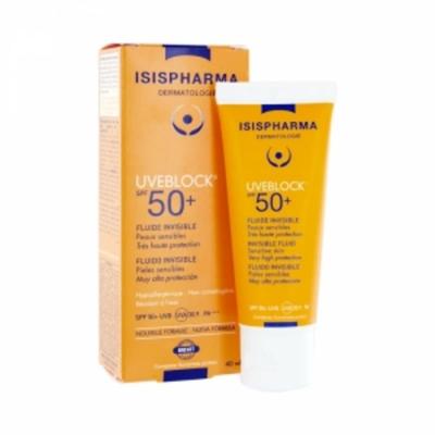 Isispharma Uveblock Invisible Fluid 40 Ml (SPF50, Sensitive)