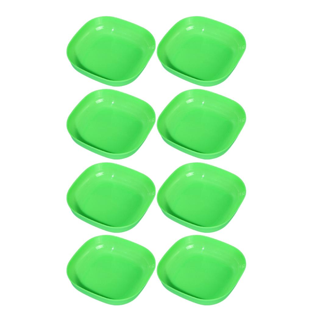 Reusable Lightweight Dinner Plate Multipurpose Fruit Snack Plate For Home Kitchen Picnic Easy To Clean