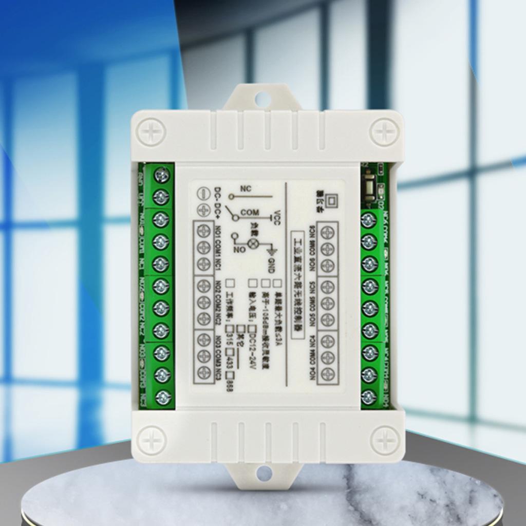 DC 12v 6ch 6ch Rf 315/433mhz Wireless Remote Control Switch System,3000m Long Distance, Transmitter + Receiver