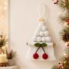 Tassel Design Xmas Tree Hanging Pendant Cotton Christmas Wall Pendant  Home Christmas Decor