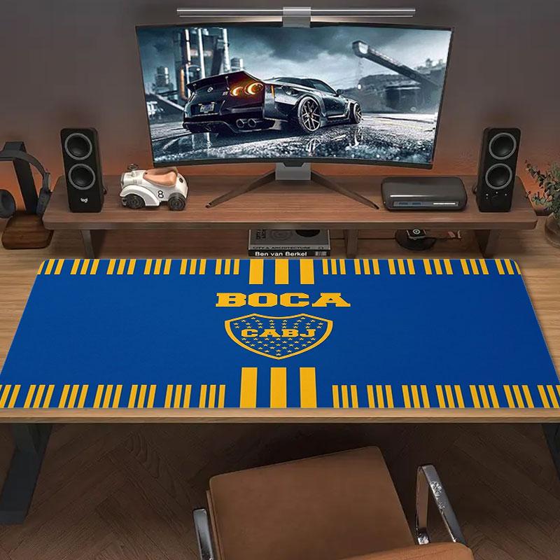 Boca Juniors Large Size Mouse Pad Large Gaming Table Cushion Non-slip Laptop Tablet Big Mousepad XXL Mat Mini PC Playmat With Lock edge