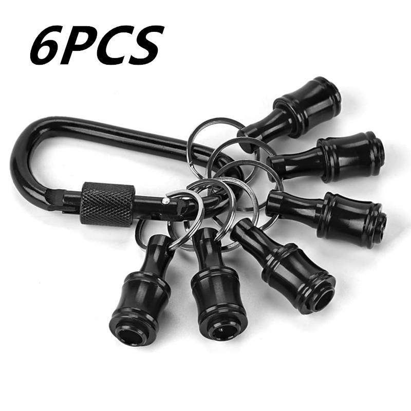 

6 шт. 1/4-дюймовый держатель бит-брелок, удлинитель держателя шестигранных отверток, быстросменный держатель бит для большинства электроинструментов,