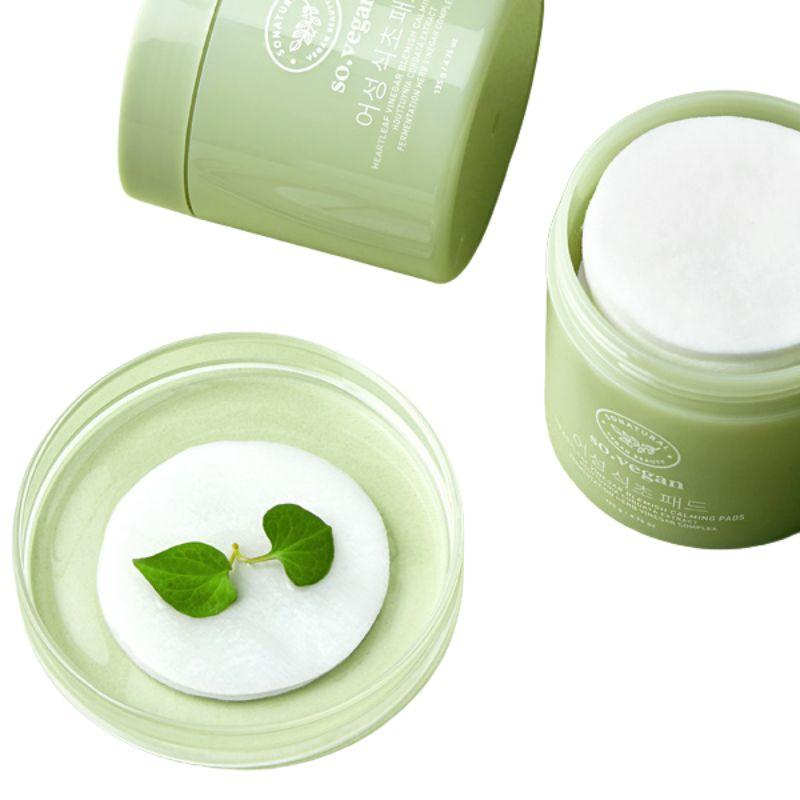 

SO VEGAN Heartleaf Vinegar Blemish Calming Pads