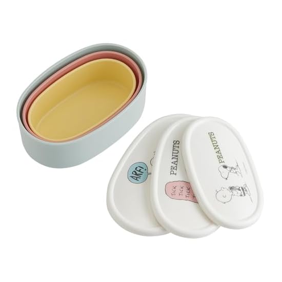 Skater Bento Box Lunch Box Seal Container Storage Container 3-Piece Set Made in Japan Snoopy Smoky P