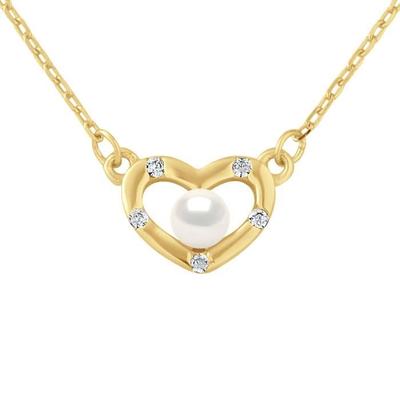 Necklace - LOVA LOLA VAN DER KEEN - My Pearl - 925 Sterling Silver - Zirconium Oxide - 43 Cm