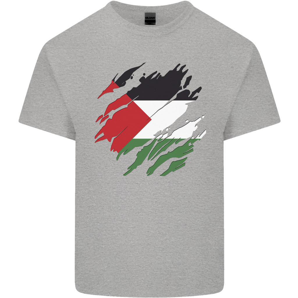 Torn Palestine Flag Palestinian Day Football Unisexs Light Cotton TShirt
