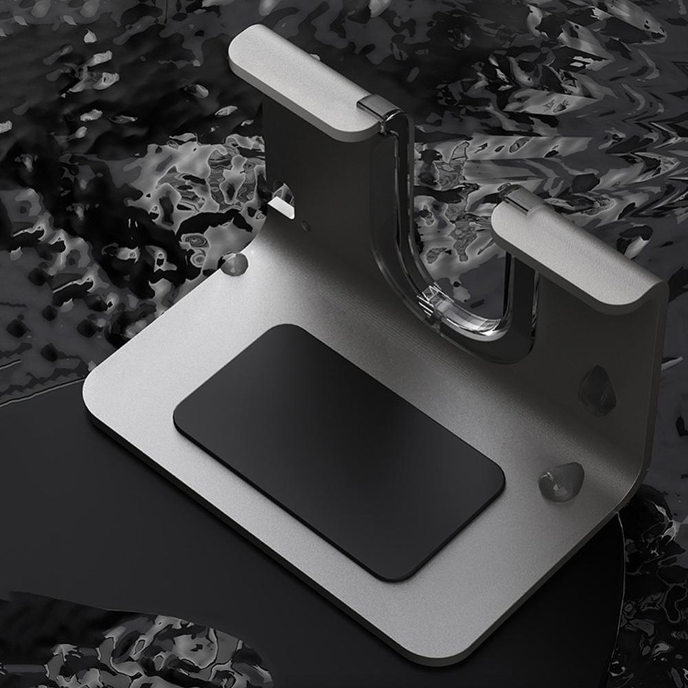 Hair Dryer Holder Wall Bathroom Shelf Without Drilling Plastic Hair Dryer Stand with Storage Box Toilet Blower Holder Shelf