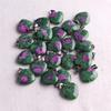 20mm Crystal Agate Heart Necklace Pendant - Natural Stone Jewelry Accessory