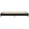 Vidaxl Bed Frame Without Mattress, Black, 140X190 Cm, Upholstered