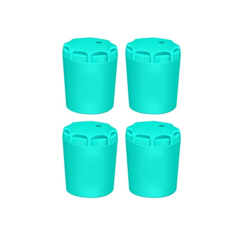 4pc Silicone Fishing Rod End Protector Caps Fishing Rod Tail Protector Butt Cushion Universal Handle End Protective Cover