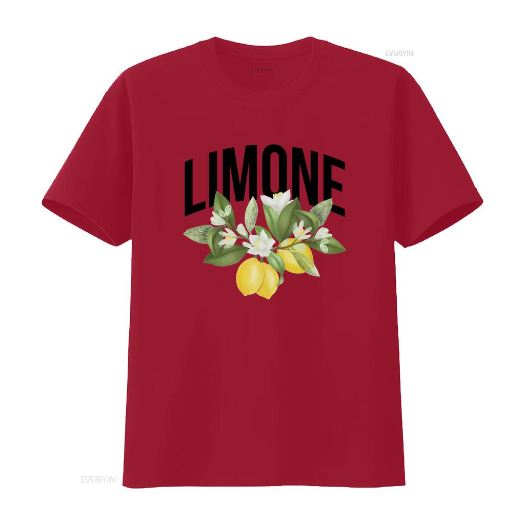 Limone Amalfi Coast Italy Vacation Travel Vintage T Shirt Vintage Washed Unisex Breathable Streetwear Casual Slightly Graphic