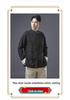 Men's Ethnic Style Hemp Cotton Shirt - Stand Collar, Long Sleeve, Frog Buttons, Loose Fit (2026).