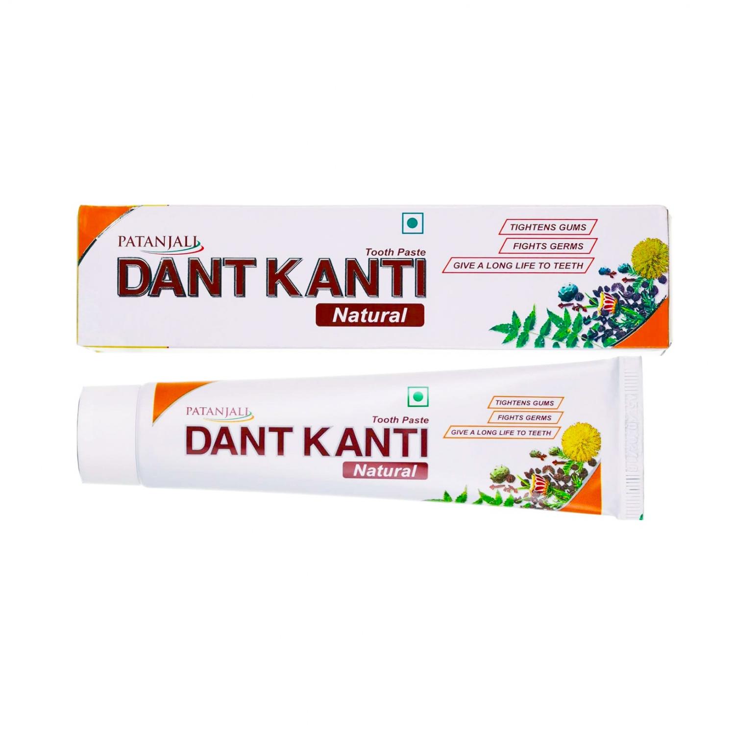 

Зубная паста Дант Канти (20 г), Dant Kanti Toothpaste, Patanjali 1.9625000000000001
