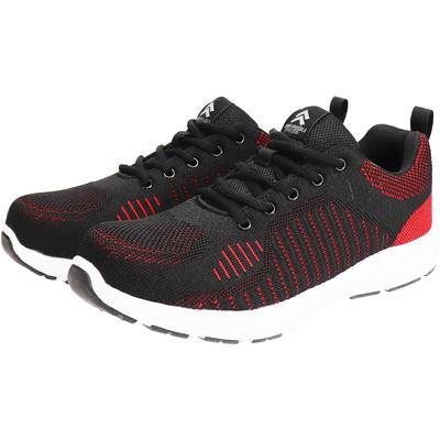 Work Shoes Joe Maverick Two Work Shoes Black X Red Cm 3E [Otafuku Gloves] JW-395 25.5