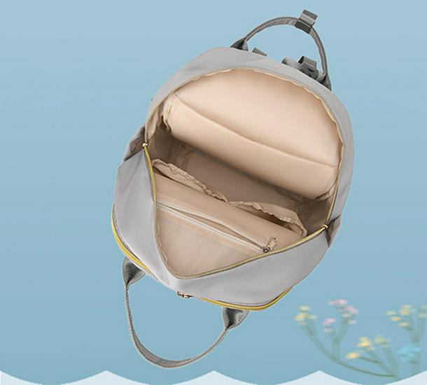 Sac à dos momie haut de gamme: Sac Bébé Spacieux avec Compartiment Lait Isotherme pour Sorties Pratiques