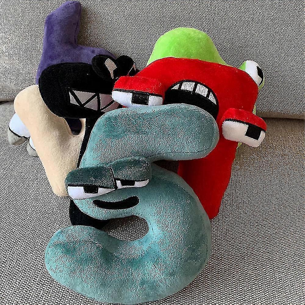 Alphabet Lore Number Plush Doll Stuffed Dolls Toy Kid Education Toys-c