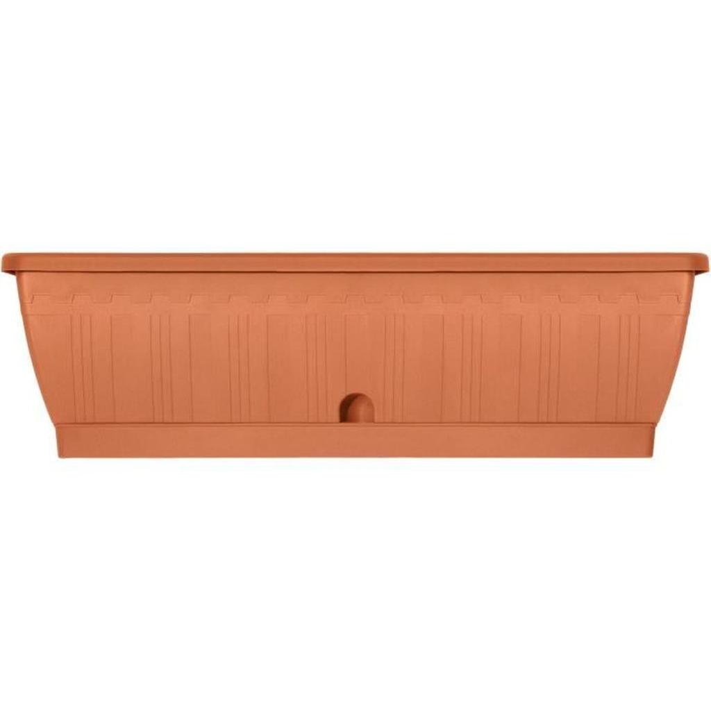 Jardiniere - GARDEN ID Terraflor - Terra 60 cm - Solidité - Réserve d'eau - Recyclé & 100% recyclable - Volume pour plantes.