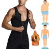 Mens Neoprene Sauna Thermo Sweat Body Shaper Waist Trainer Burn Fat Vest Corset