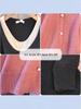 Plus Size Sweet Patchwork Knitwear for Women - Spring/Autumn, 130-320 Jin, Age-Reducing Two-Piece Top