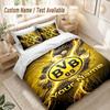Custom Name Bedding Set 3 PiecesBorussia Dortmund Print Duvet Cover + 2 Pillowcases Soft Bed Decor