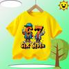 Kids T-Shirts Fashion Oys Girls Polyester Tee Italian 67 Casual Children Clothes Top Summer 67 Six Seven Cool Funny Printed T-shirt