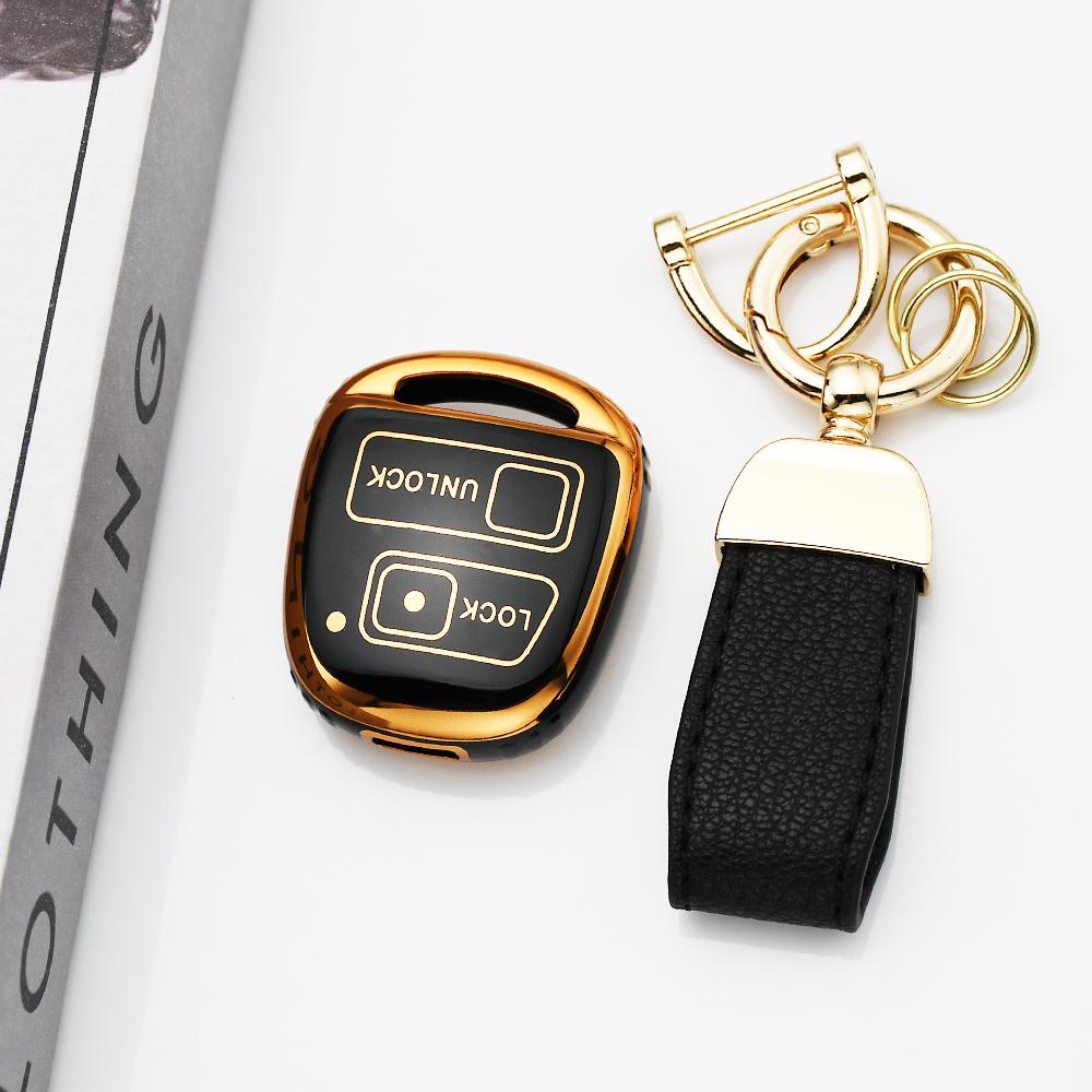 Shell For Toyota RAV4 Prado Previa Avensis Camry Corolla Cruiser 2/3 Buttons TPU Car Remote Key Cover Case for Lexus LX LS RX SC