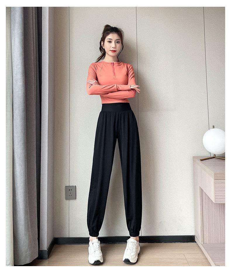 New Women's Quick-Dry Sportswear Set: Ice Silk Fitness Pants & Short Sleeve Top for Running & Hiking