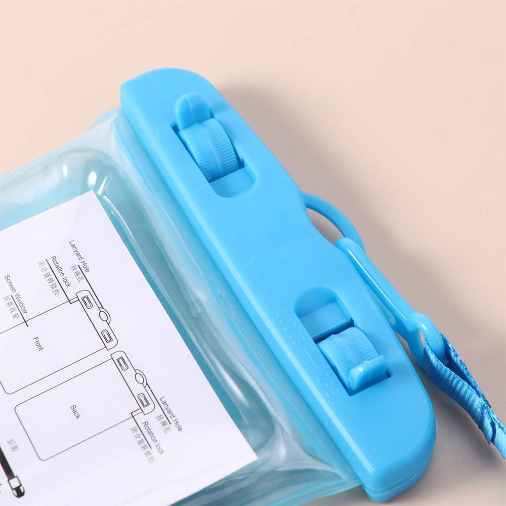 Funda Impermeable Universal para Teléfono Protector de Pantalla Táctil Bolsa para Teléfono Móvil Submarina