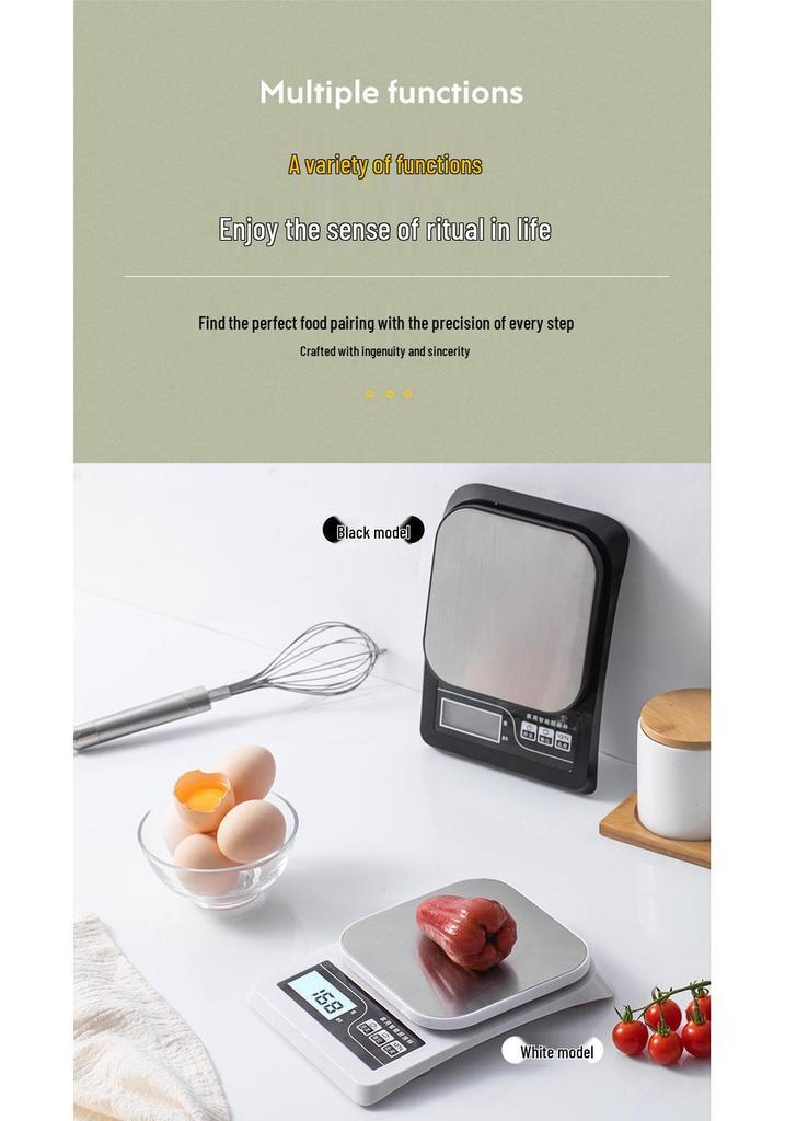 Precise Kitchen Electronic Baking Scale for Household Use