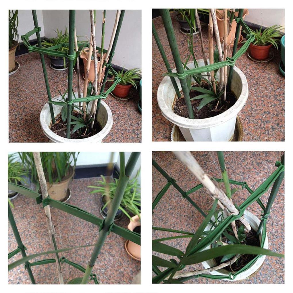 12piece Strong Support For Plants Plant Stakes Connector For Stable Fixation Rod Tomatoes Waterproof
