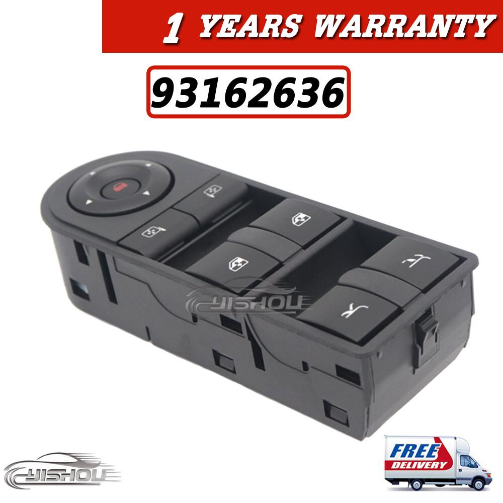 1x Front Left Power Main Window Switch For Vauxhall Opel Tigra Twintop 2004-2016