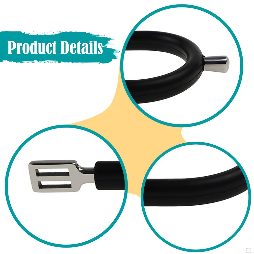 2Pcs Horse ,Horse Boot Decor,Equestrian Gear Accessories,Rubber Covered Riding Equestrian ,English