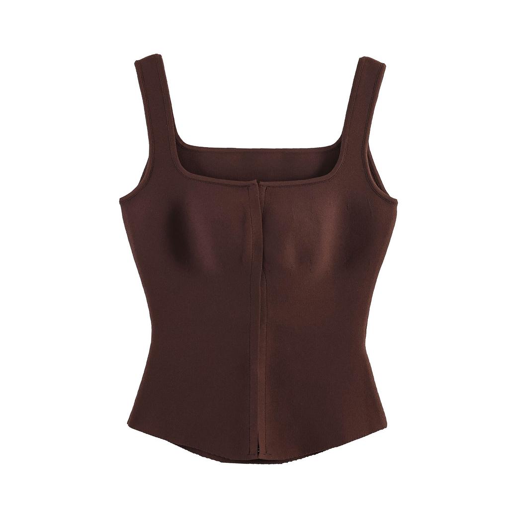 European and American Style, New Women's Clothing, Versatile Corset-type Knitted Top 0014023 700