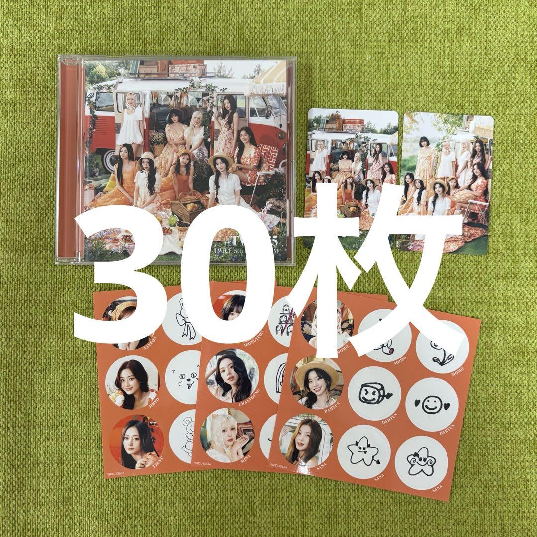 

[USED] TWICE TWICE5 Regular Edition Album CD 30-piece set