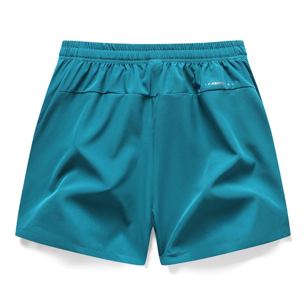 Nuovi Pantaloncini Casual Sportivi Estivi da Uomo Alta Qualità Seta di Ghiaccio Leggeri Asciugatura Rapida Corsa Fitness Larghi Pantaloncini 3/4