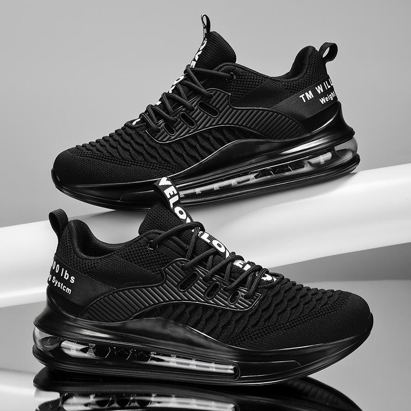 Neue Mode Sport- und Freizeitschuhe Herrenschuhe Übergröße Vollflächen-Luftpolster Laufschuhe Mesh-Schuhe