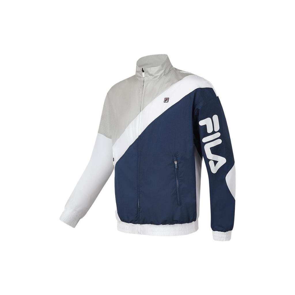 Fila Jackets Men's Night Shadow Blue Stand Collar Moderate Other A11M333704F-DB