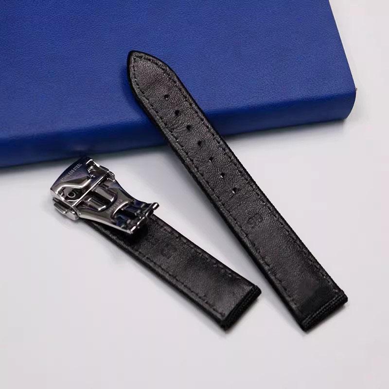 19mm 20mm Watch Band For Omega Speedmaster Snoopy 310 Canvas Cowhide Bottom Watch Strap New Seahorse AT150 Nylon Watch Straps